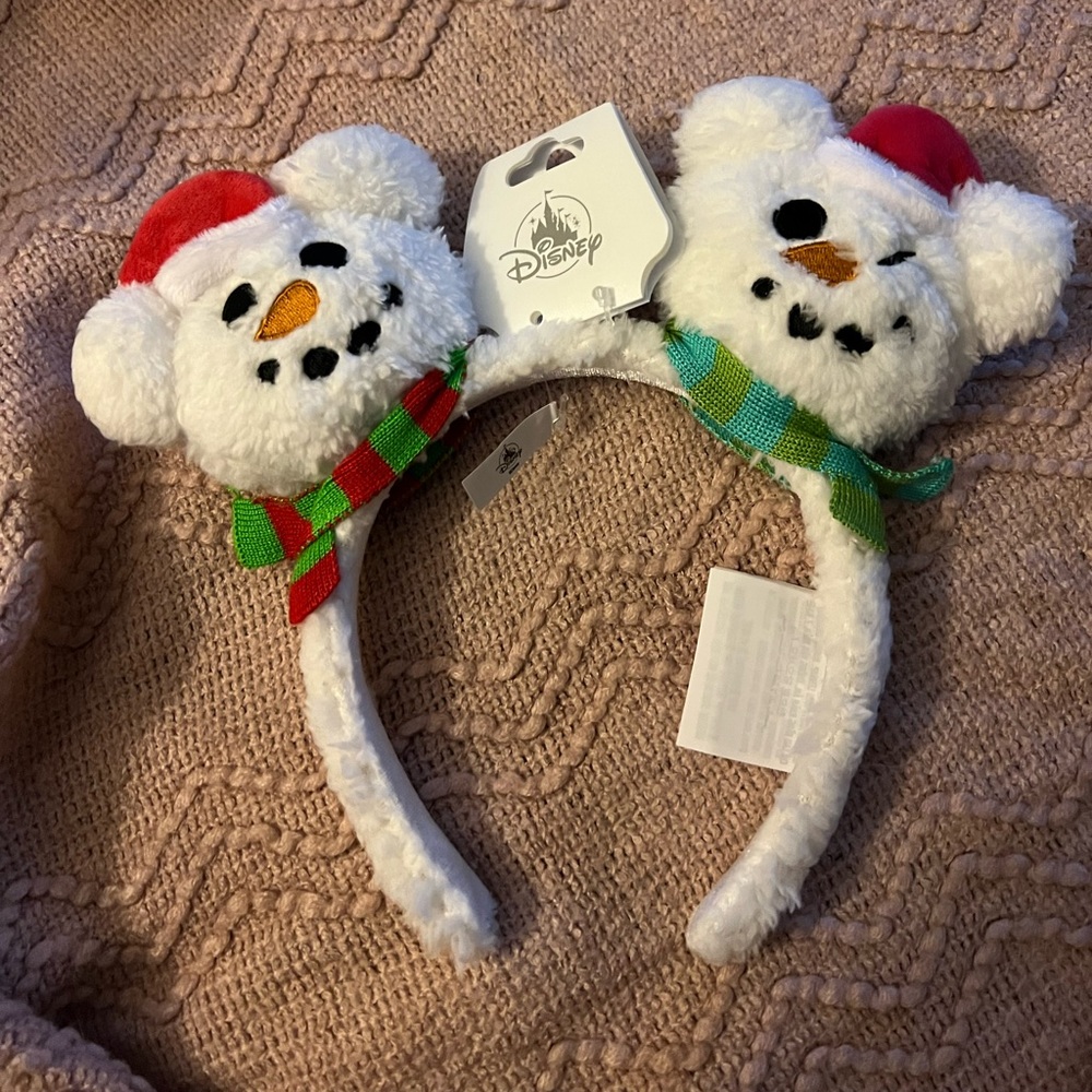 Holiday snowman ears